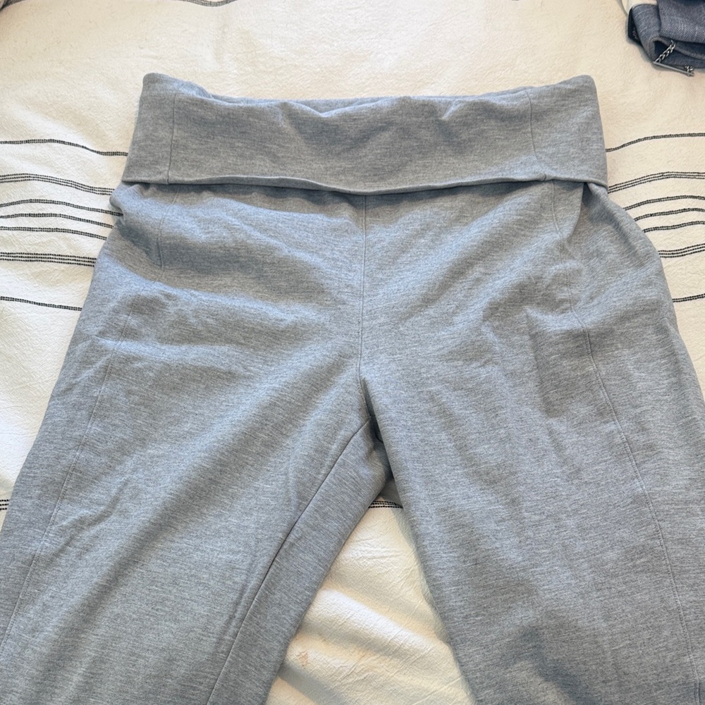MM. Lafleur Gray Fold-Over Waist Pants